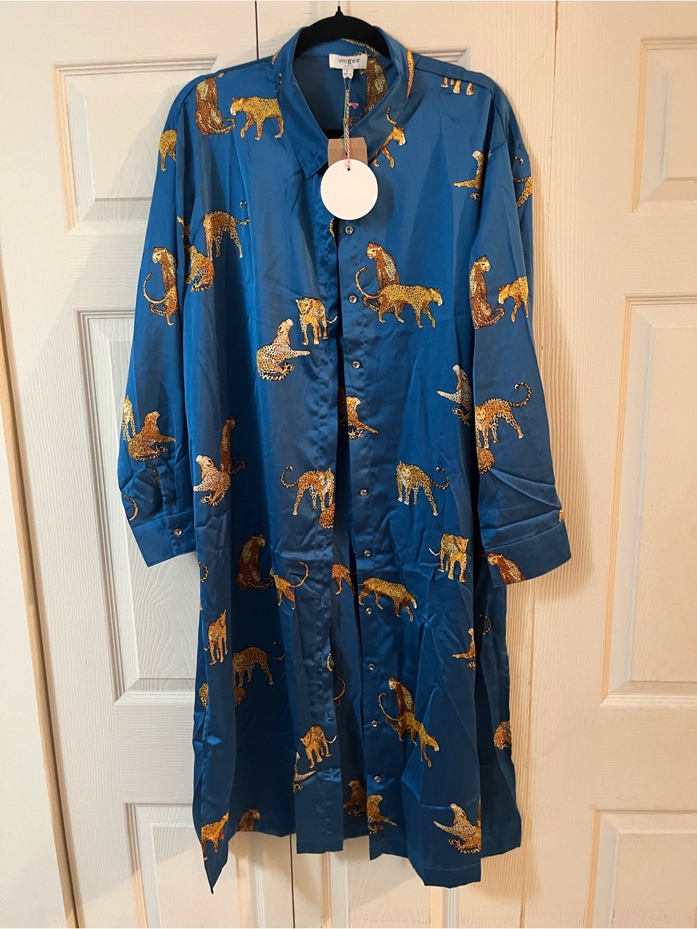 Umgee Satin Dress Large